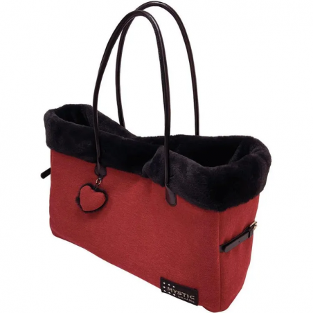 sac transport chien rouge chic collection mystic dream martin sellier