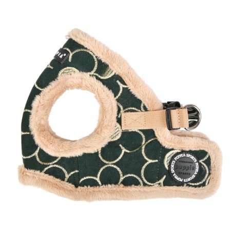 Harnais Veste pour chien kaki FLORENT Puppia de profil