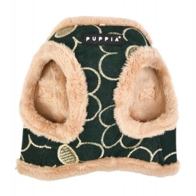 Harnais Veste pour chien kaki FLORENT Puppia de face