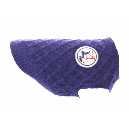 Pull pour chien bleu chasseur alpin alter ego by martin sellier