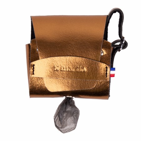 sac en cuir cuivre métallissé dakota poopidoo martin sellier