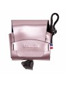 sac cuir rose métallisé poopidoo dakota martin sellier