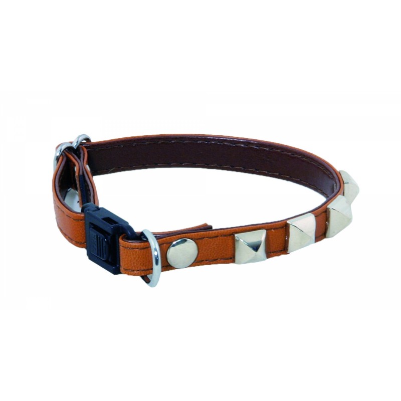 collier pour chat en cuir chic alter ego by martin sellier