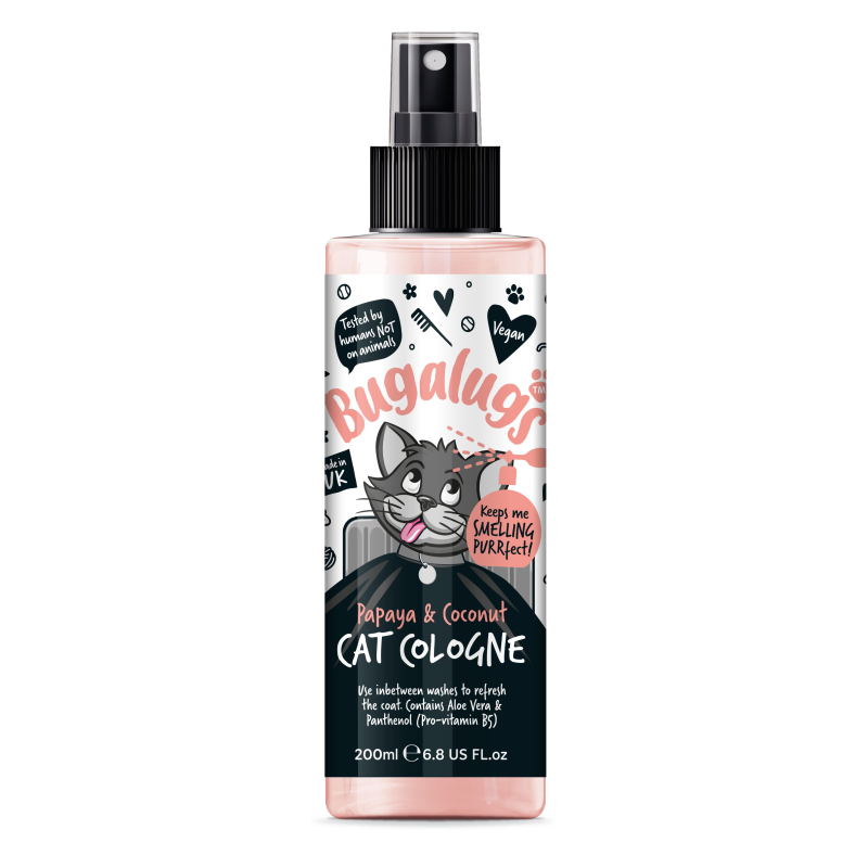 parfum papaye and coconut pour chat bugalugs