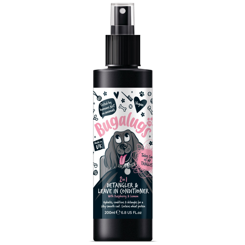 spray démêlant et revitalisant pour chien Bugalugs