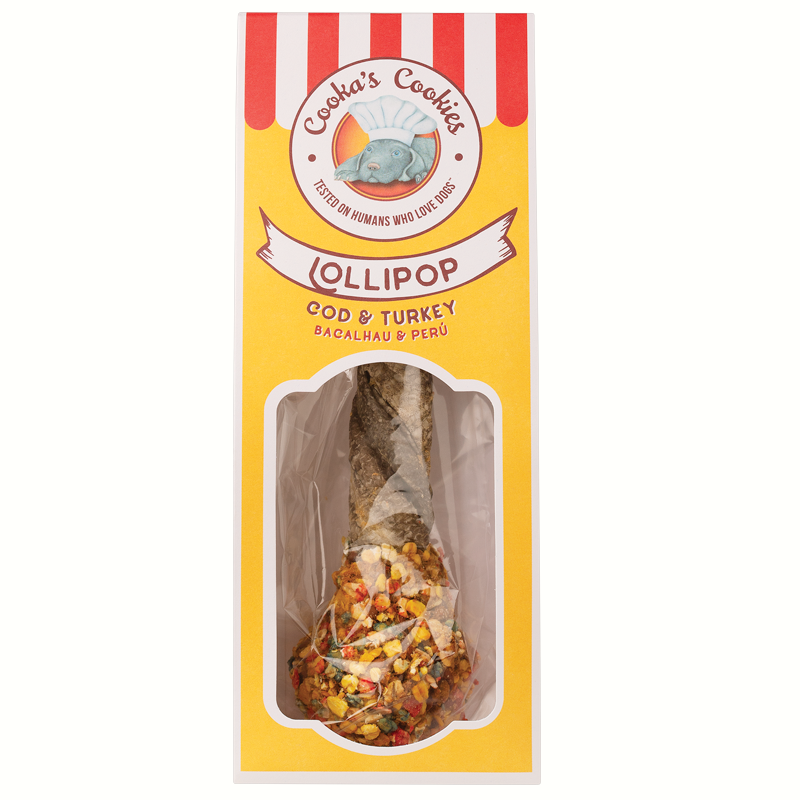 friandise pour chien sucette cabillaud dinde cooka's cookies