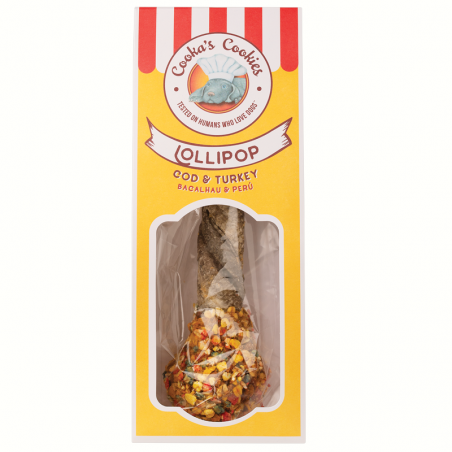 friandise pour chien sucette cabillaud dinde cooka's cookies
