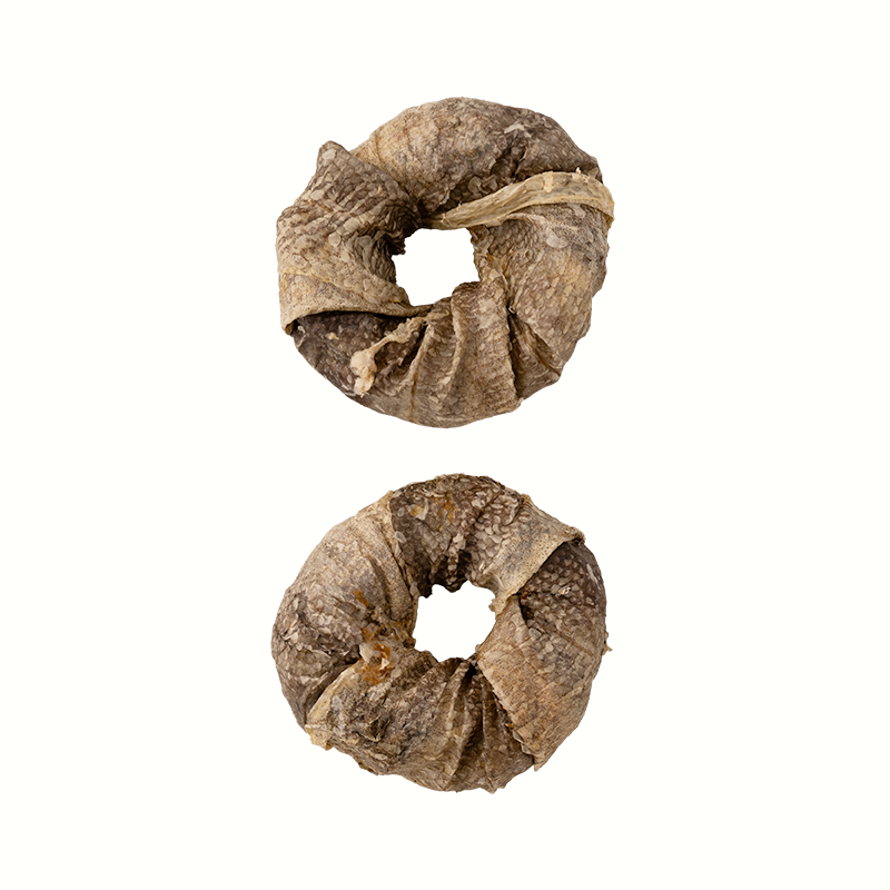 Lot de 2 anneaux de peau de morue pour chien Cooka's Cookies
