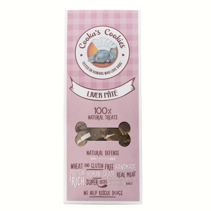 friandises pour chien paté de foie forme carrée cooka's cookies