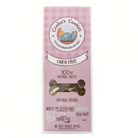 friandises pour chien paté de foie forme carrée cooka's cookies