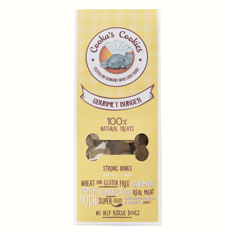 friandises pour chien burger gourmand cooka's cookies