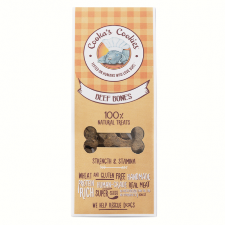 friandises boeuf forme os pour chien cooka's cookies