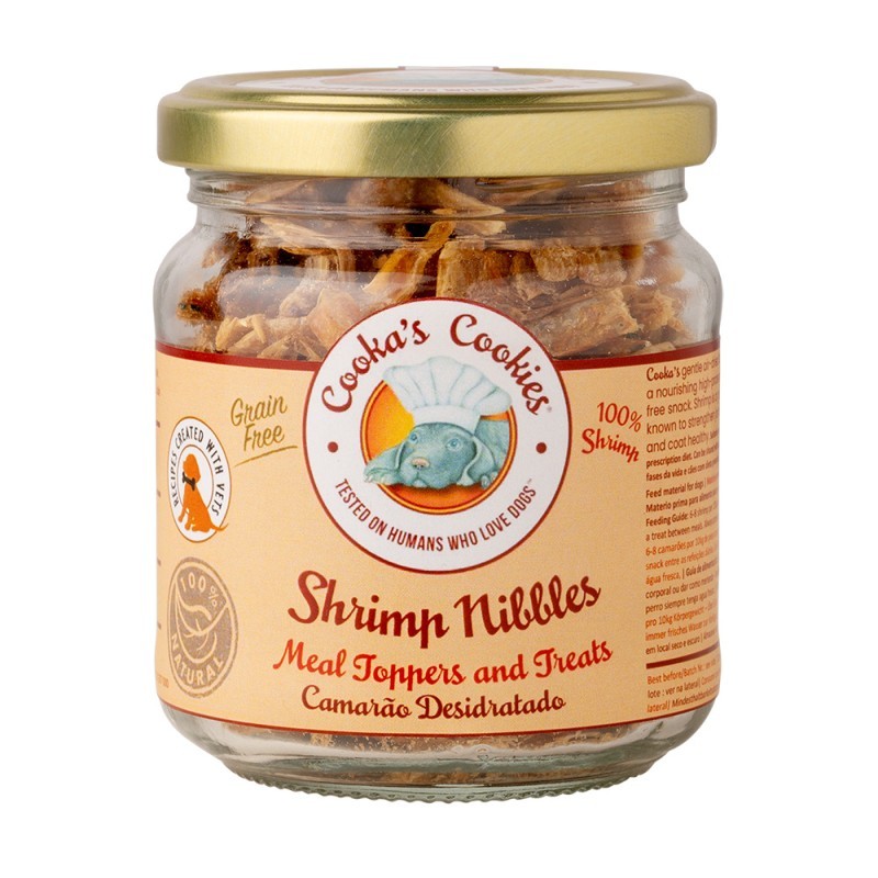 Friandises pour chien bocal de crevettes cooka's cookies