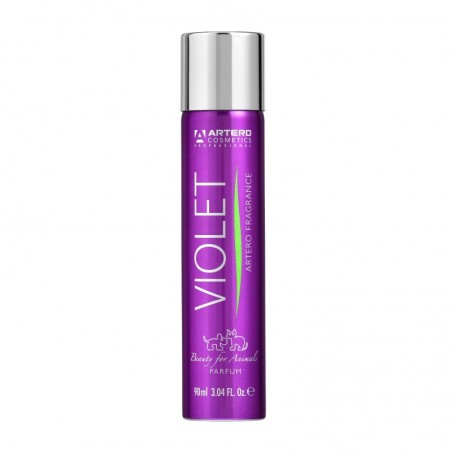 parfum violet pour chien et chat artero