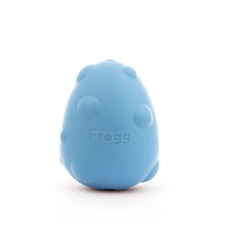 oeuf bleu résistant jouet pour chien frogg