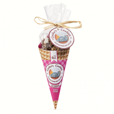 cornet de friandises boeuf pour chien cooka 's cookies