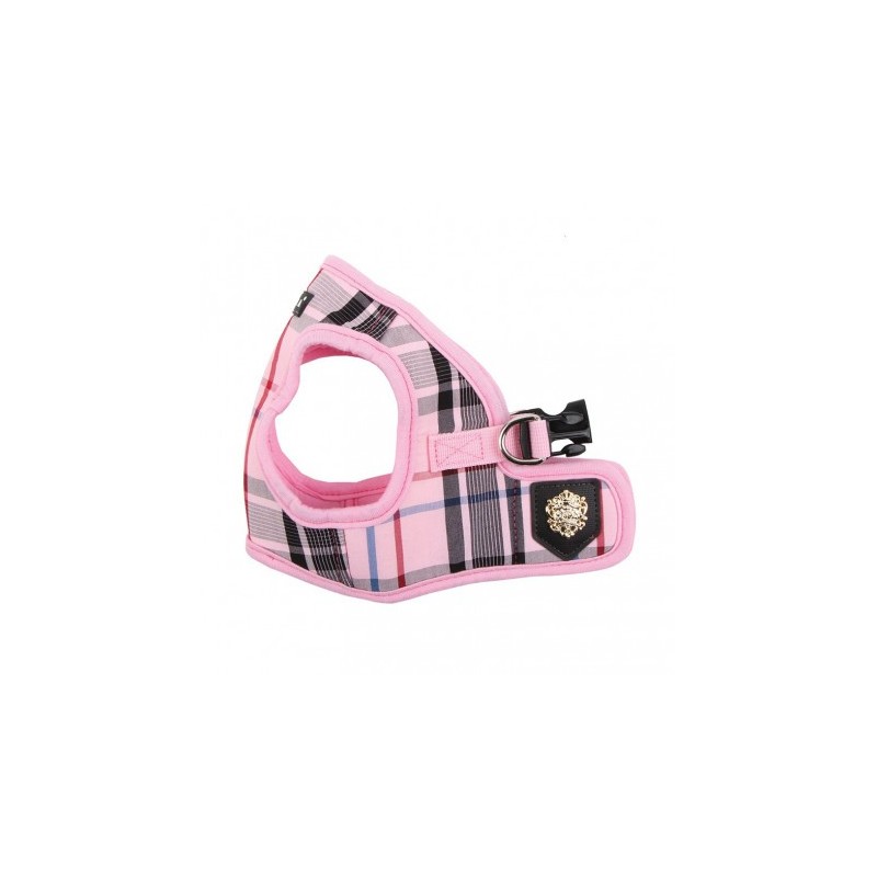 harnais veste pour chien rose junior puppia