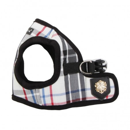 harnais veste chien noir junior puppia