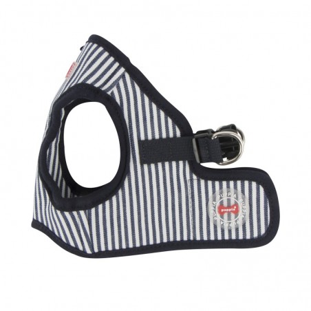 harnais veste bobby rayé pour chien puppia
