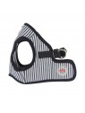 harnais veste bobby rayé pour chien puppia