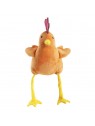 peluche coq orange pour chien martin sellier