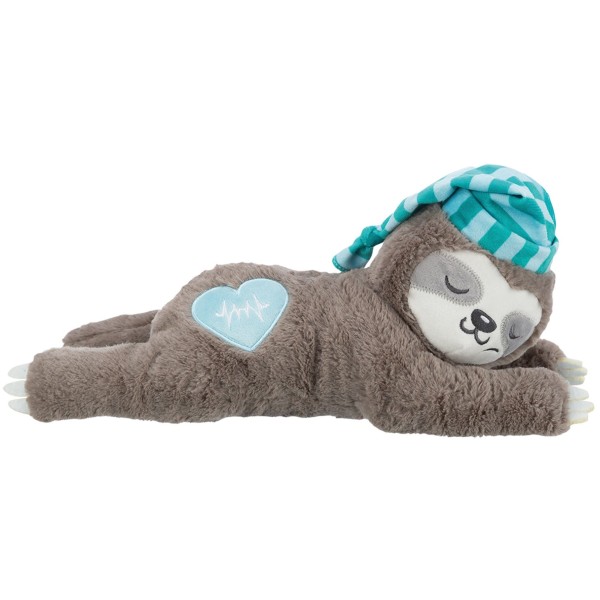 peluche pour chien junior paresseux avec battement de coeur trixie de face