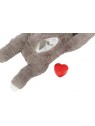 peluche pour chien junior paresseux avec coeur pulsant intégré