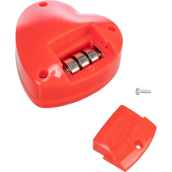 changer les piles du coeur pulsant de la peluche pour chien junior paresseux avec battement de coeur trixie