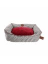 corbeille pour chien rouge collection avenue montaigne martin sellier