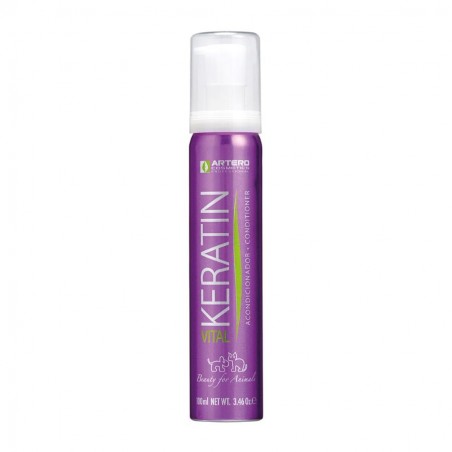 après shampooing pour chien keratin vital artero