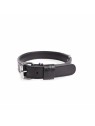 collier pour chien en cuir noir collection 107 martin sellier