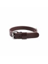 collier marron en cuir collection 107 pour chien martin sellier