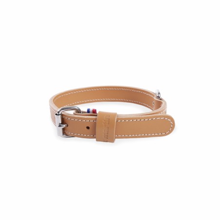 collier pour chien en cuir naturel collection 107 martin sellier
