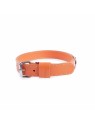 collier orange en cuir collection 107 pour chien martin sellier