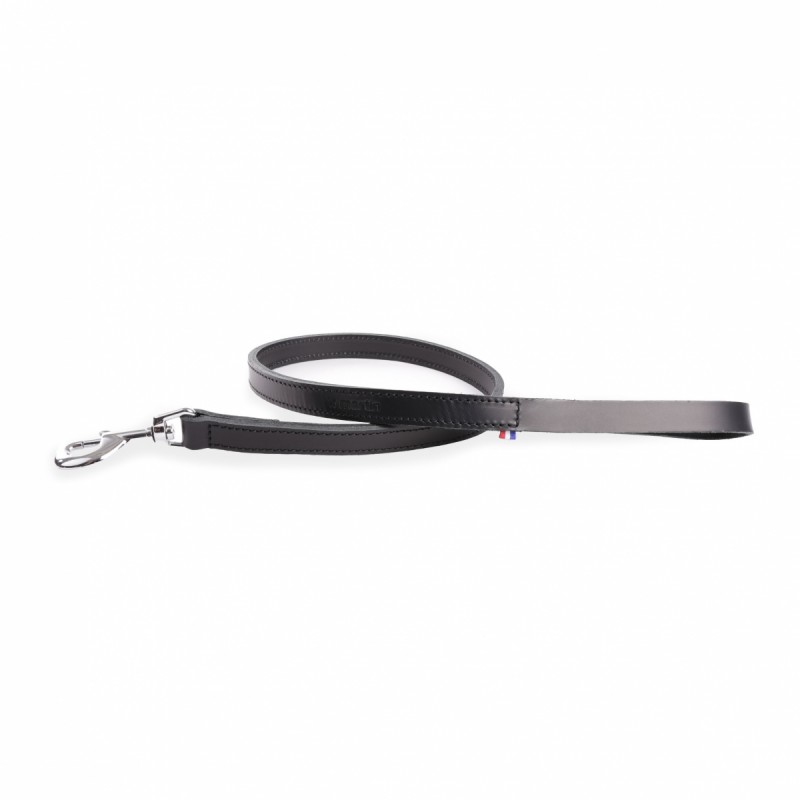 laisse pour chien en cuir noire collection 107 martin sellier