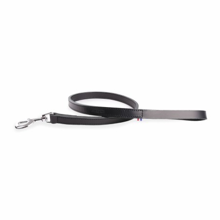 laisse pour chien en cuir noire collection 107 martin sellier