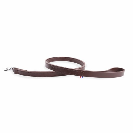 laisse pour chien en cuir marron collection 107 martin sellier