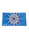 tapis rafraîchissant mandala bleu pour chien freedog