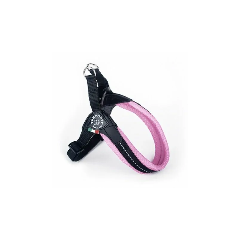 harnais pour chien rose réglable confort pastel tre ponti