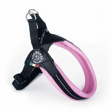 harnais pour chien rose réglable confort pastel tre ponti