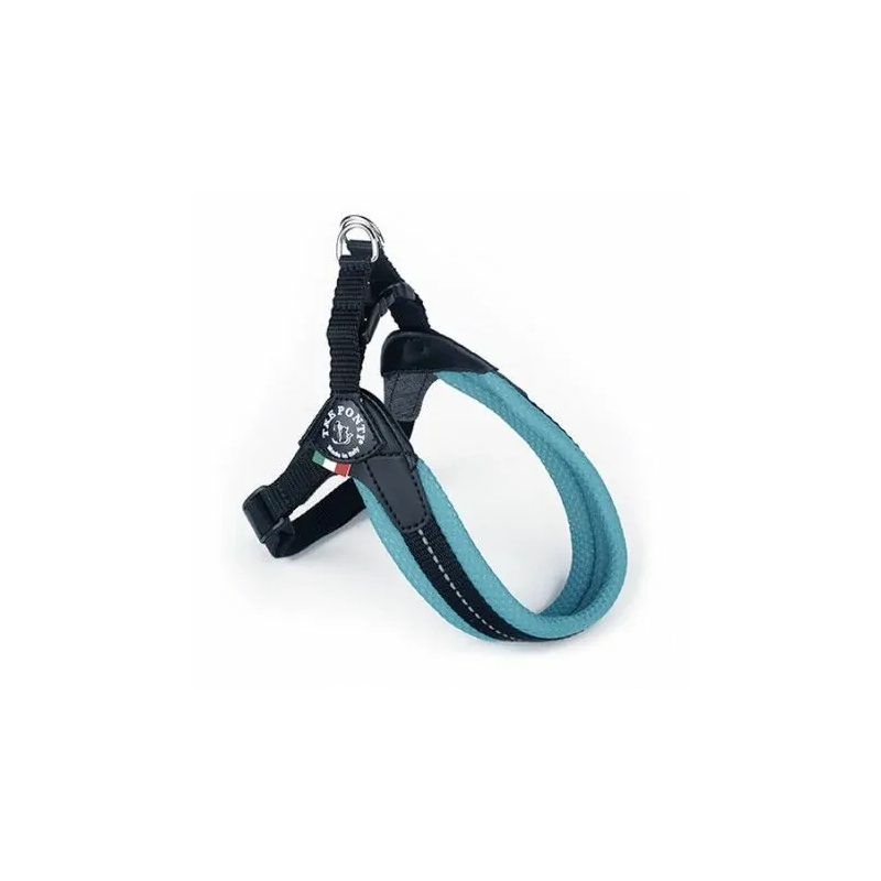 harnais pour chien vert réglable confort pastel tre ponti