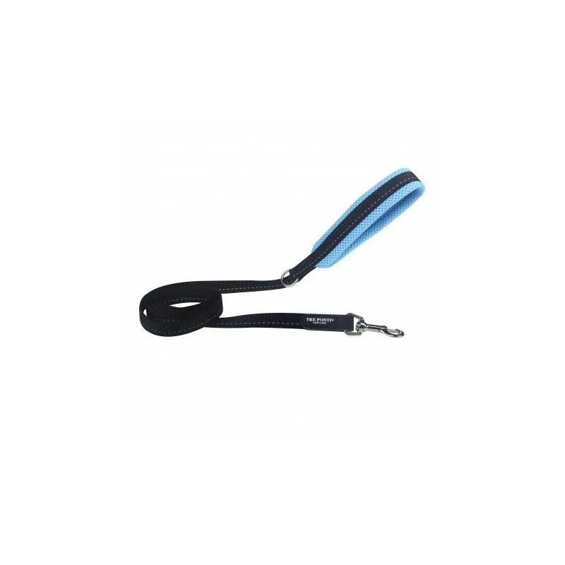 Laisse pour chien bleue confort pastel Tre Ponti