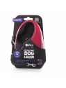 laisse pour chien rétractable sangle rouge collection 2 soft martin sellier