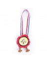 peluche médaille les frenchies collection pour chien martin sellier