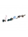 jouet pour chien corde et peluche escargot doogy