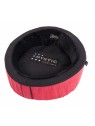 corbeille ronde rouge collection mystic dream pour chien et chat martin sellier