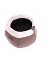 corbeille haute ronde beige collection mystic dream pour chien et chat martin sellier