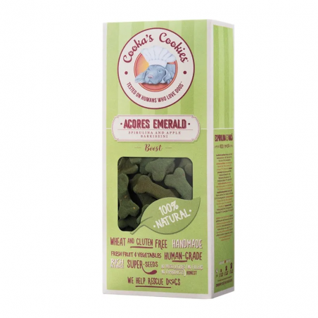 superfood couleurs d'émeraude friandises pour chien Cooka's cookies