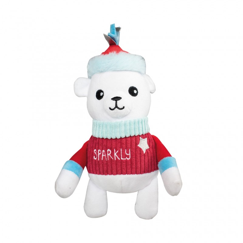 peluche ours de Noël pour chien Doogy