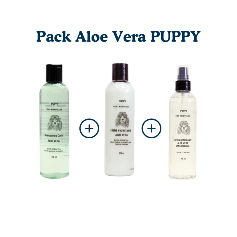 pack pour chien aloe vera  PUPPY